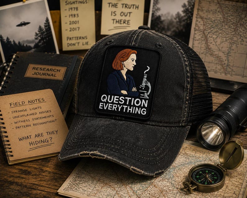 Question Everything Patch/UFO Patch/Area-51 Patch/Iron On Patch/Paranormal Patch/Retro Xfiles Patch/Cover-Up/Government Secrets Patch/Aliens bild 3