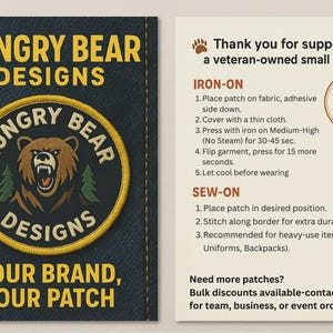 RUSH Processing for Patch Order image 4