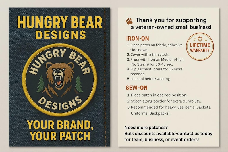 RUSH Processing for Patch Order image 4
