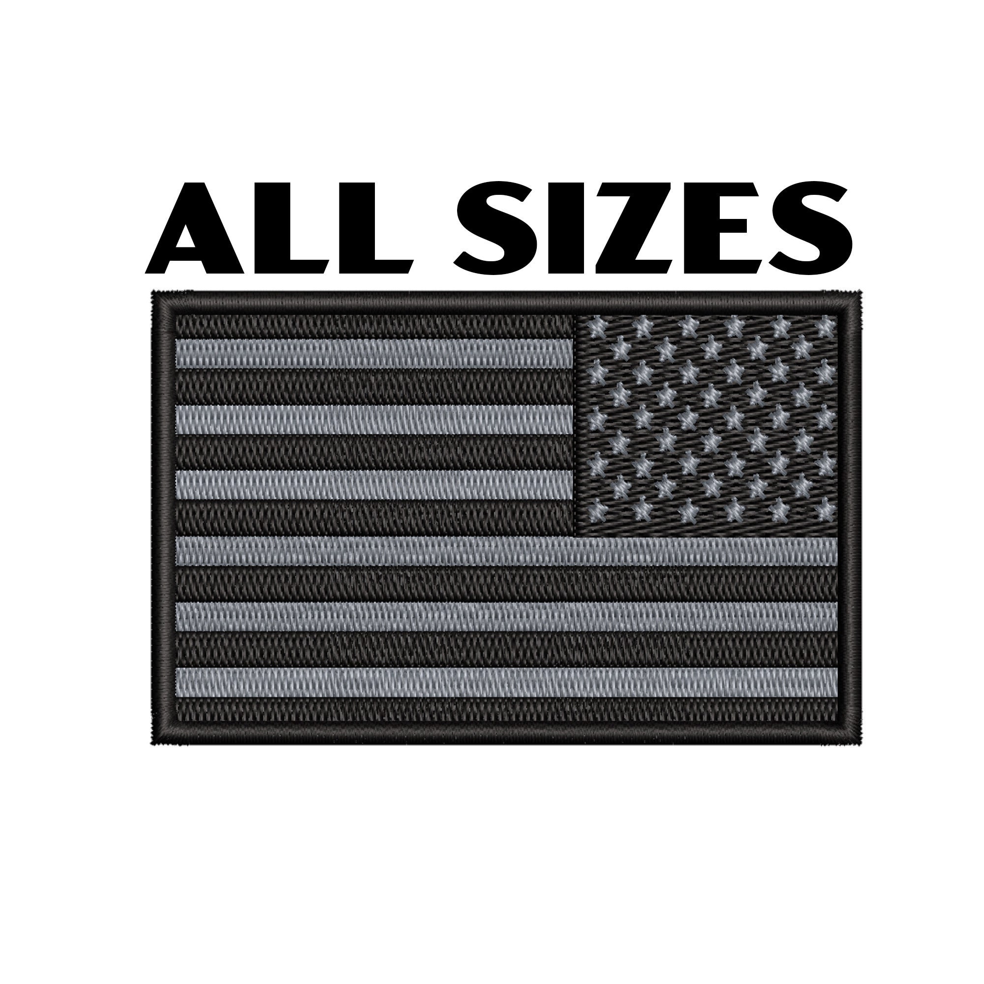 American Flag Patches 2-pack Iron on Patriotic USA Patch Applique FREE  SHIPPING 