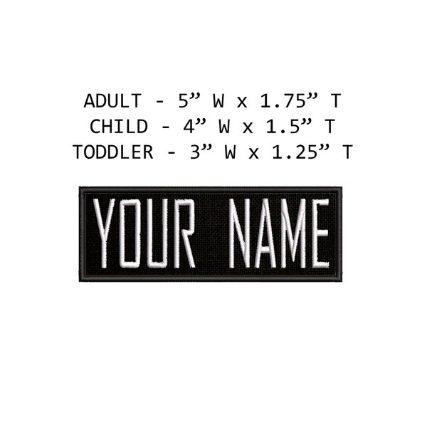 Glow in the Dark Name Patch Custom Ghostbusters "YOUR NAME"  Personalized Name Tag Embroidered Iron-on Applique Adult or Child Halloween