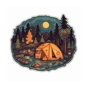 AzureGreen Pagans Do It In The Woods Bumper Sticker - 11.5x3 Inch Outdoor Vinyl Decal