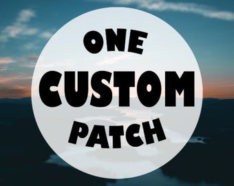 CUSTOM Embroidered Patch - Up To 11" - Iron/Sew-on/Hook and Loop - Personalized Patch Your Design for Logos Gifts Art Projects Bags Hats