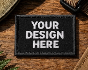 100% fully Embroidered 2X3 Inch Custom Designed Patch- LOGO Patch- Premium patch