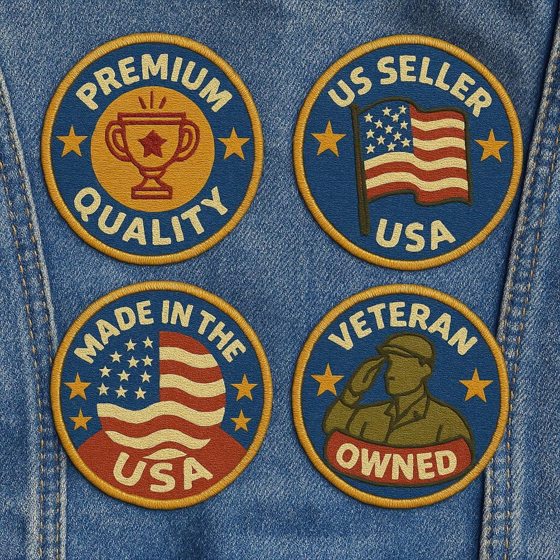 Custom Embroidery Patches Sew On, Iron On, VELCRO®, or Peel and Stick ...