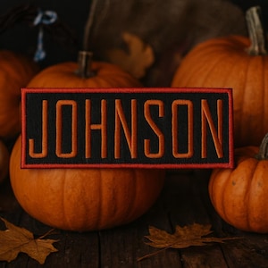 Ghostbusters Patch Orange Custom YOUR NAME Personalized Name Tag Embroidered Iron-on Applique Adult Child Toddler Halloween Costume Uniform