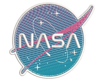 NASA Black Red Banner Discovery Space Astronauts  Alien UFO Iron on Patches N045 