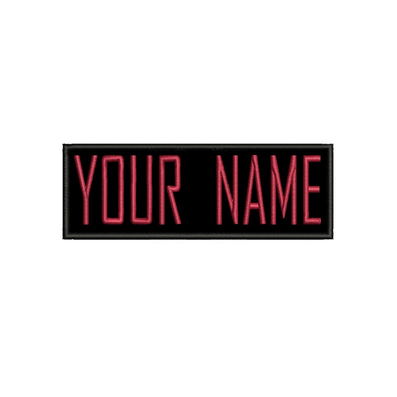 ADULT Halloween CUSTOM Name Tag Emblem Iron-On Patch Applique for Costume and Cosplay Ghostbusters Iconic Comedy Horror Movie Supernatural