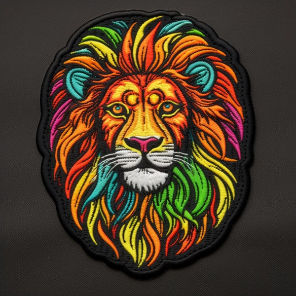 Lion of Judah Patch Iron-on/Sew-on Applique for Backpack Clothing Vest Jacket, Animal Badge, Decorative Gift, Bible, Religious, Lamb, Jesus