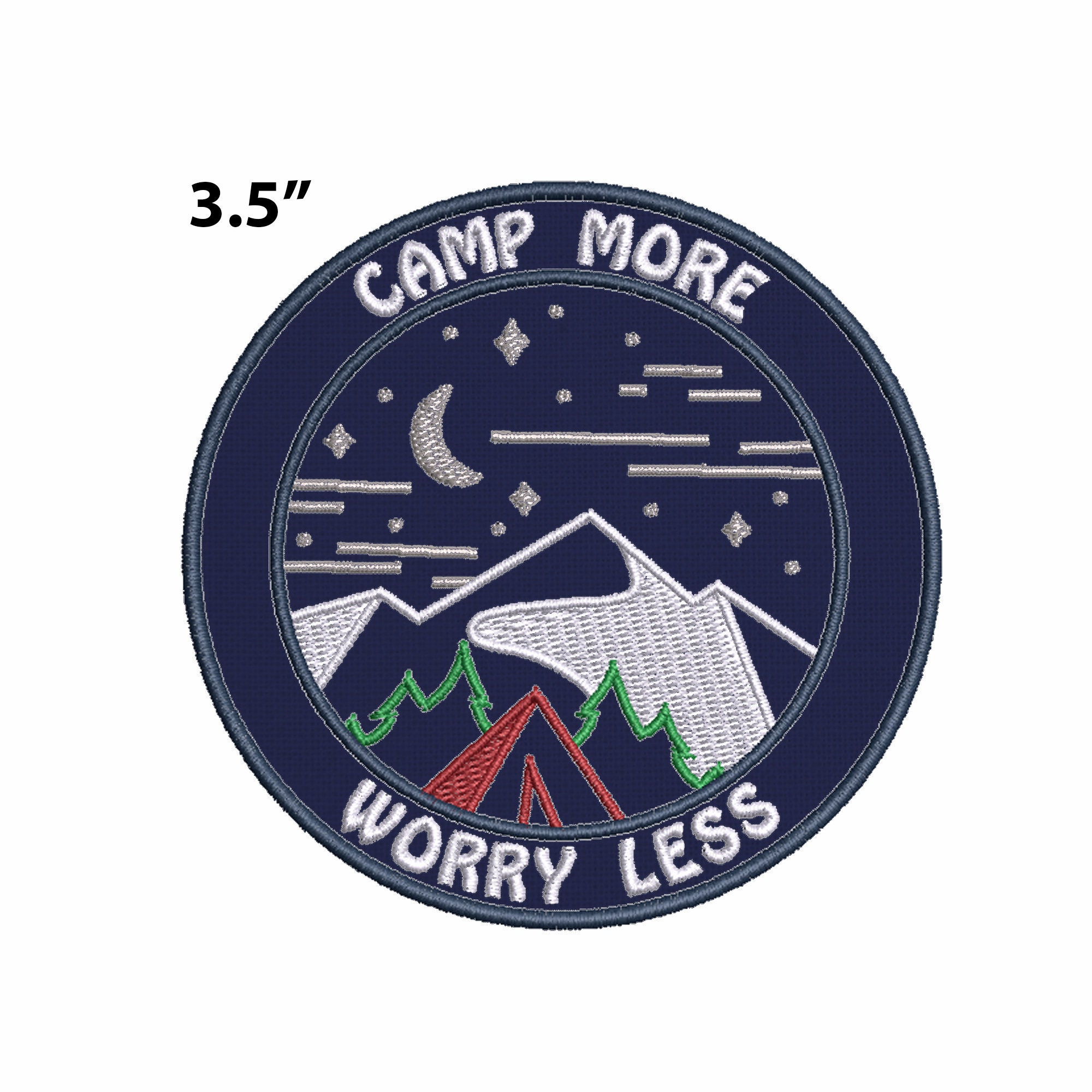 Lake Dock - Rock Creek - Montana 3.5 Embroidered Patch Iron-On or Sew-On  Decorative Embroidery Patches - Nature Animals Wolves Camping Hiking Trails  - Badge Emblem - Novelty Applique 