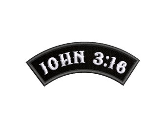 Psalm 46:10 Embroidered Patch Iron-on//Sew-on Religious Bible Verse DIY Applique