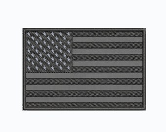 Tornado-Storm 4 Pcs Thin Blue Line US Flag Pride American Tactical Military  Morale Embroidered Patches Sew on Patch Decoration Appliques for Clothes