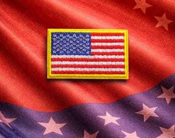 ULTNICE Vlag Patches Tactische USA vlag patch zelfklevend US militair uniform embleem patches Pack 2