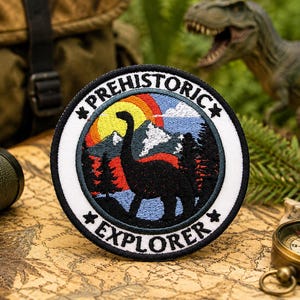 Dinosaur Patch Iron On T Rex Patch for Backpack Boys Dino Patch for Jacket Patch Tyrannosaurus Rex Patch for Boys Birthday Dinosaur Theme