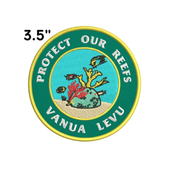 Buy Vanua Levu Patch Protect Our Reefs Embroidered 3.5 DIY Iron-on