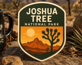 Joshua Tree Park Decal/Waterproof Vinyl Decal Sticker/Souvenir/UV Resistant Decal/Sticker Decal/Vinyl Nature Decal/Car Window/Truck Bumper