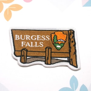 Custom Name Patch &quot;Your National Park Trail&quot; Name Tag Text Embroidered Iron-On Personalized Badge Applique for Clothing & Backpacks, Jackets