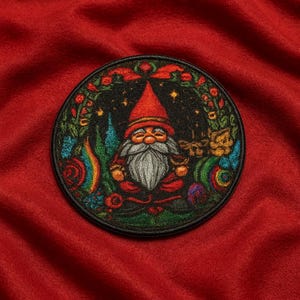 ノームパッチ/アイロン接着パッチ/装飾クリスマスギフト/ストッキング、バックパック、衣類、ベスト、バッグ、ジャケット、帽子に縫い付けるアップリケ