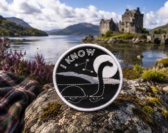 Loch Ness Monster Patch/Iron-On Patch/Sew-On Embroidered Applique for Clothes & Jacket, Cryptid Creature Patch, Paranormal Patch, Myth Patch