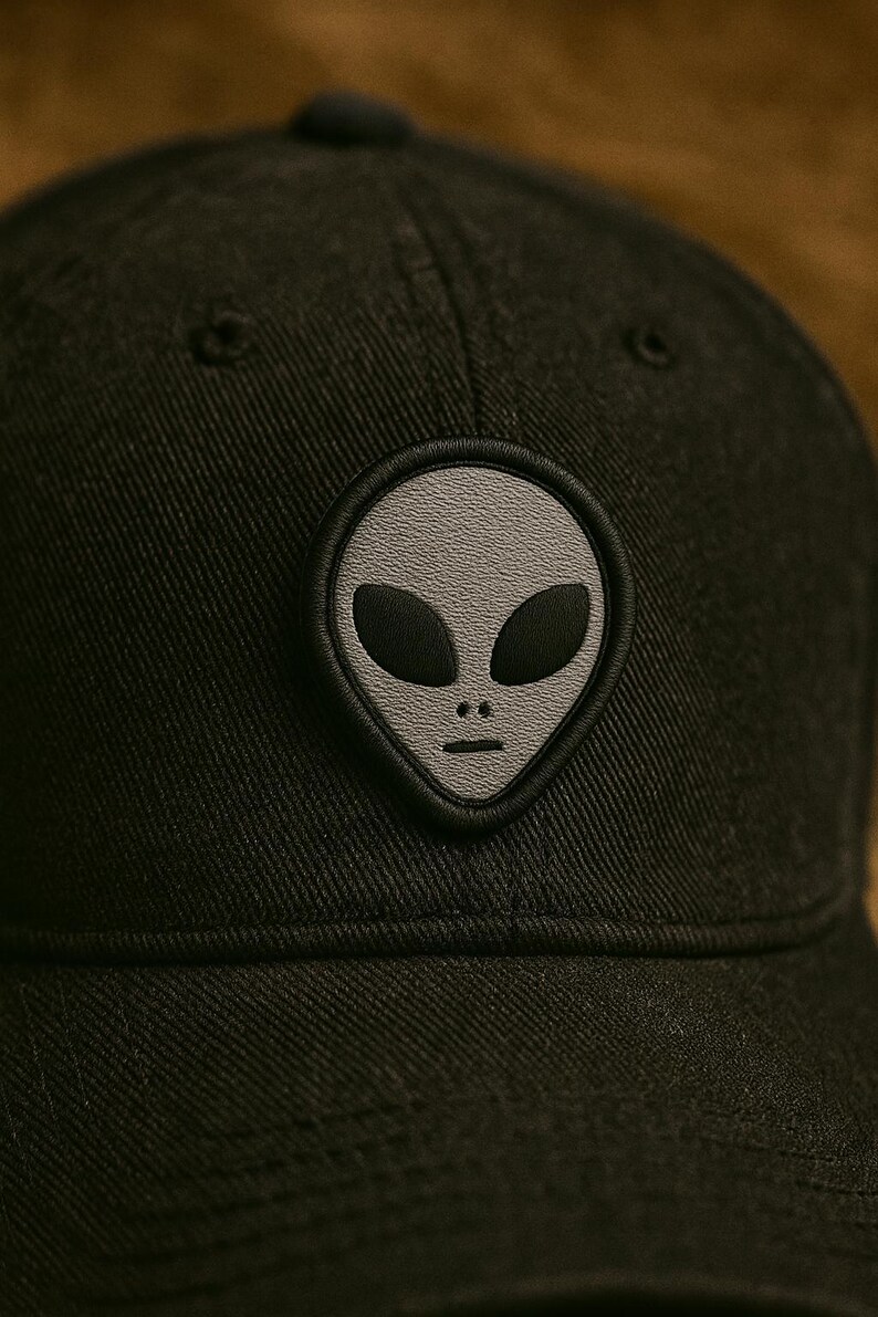 Green Alien Head Patch/Iron On Patch/Paranormal Badge/XFiles UFO Lore/Government Secrets & Cover-Ups/Sew-On Applique for Clothing, Vest Hats image 7