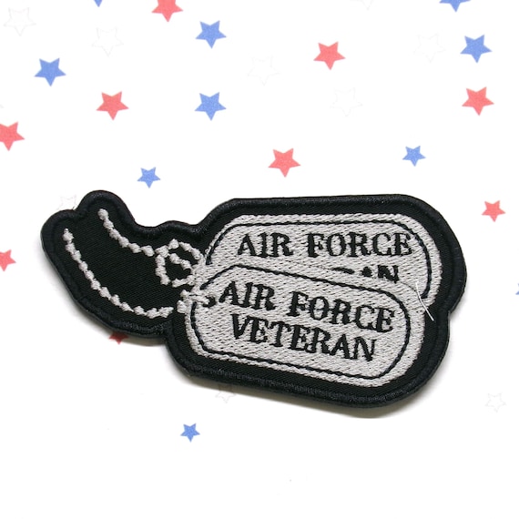 Embroidered US Air Force Veteran Hat Vest Patch Sew Iron Military USAF Vet Gift Embroidered US Air Force Veteran Hat Vest Patch Sew Iron Military USAF Vet Gift