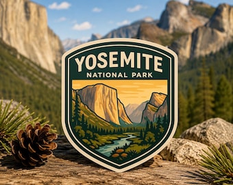 Yosemite Park Decal/Waterproof Vinyl Decal Sticker/UV Resistant Decal/Sticker Decal/Vinyl Nature Decal/Car Window/Truck Bumper/Souvenir
