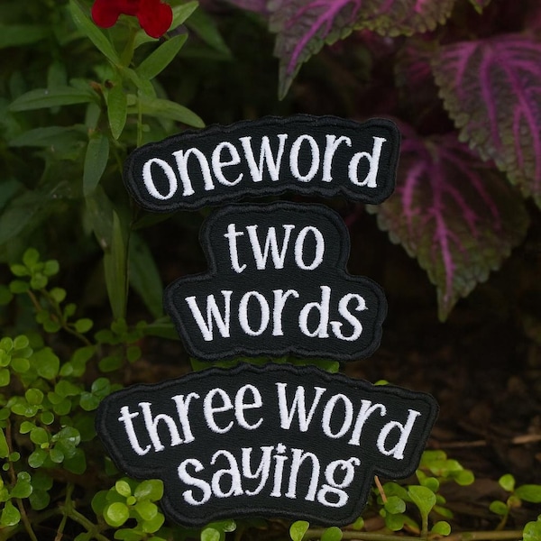 Custom Name Patch/Iron-On Patch/Personalized Word! Patch/Personalized Name Tag Patch/Embroidered Sew-On Applique for Clothing Backpack Vest