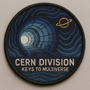 CERN Gateway Patch/Iron On Patch/Government Secrets & Cover-Ups/Paranormal Badge/UFO Area-51/Sew-On Applique for Clothing Backpack Vest Hats