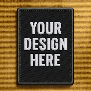 100% Fully Embroidered 2X3 Inch Custom Designed Patch- LOGO Patch ...