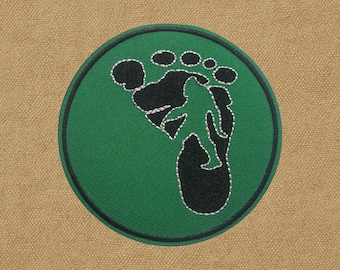 Bigfoot Patch/Iron On Patch/Paranormal Badge/Cryptid Creature Patches/Embroidered Sew-On Applique for Clothing, Jacket, Backpacks/Myth Gift