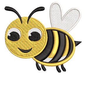 Iron-on Bumble Bee Patch/Sew-On Nature Badge/Decorative Patch/Embroidered Applique/Nature Lover Gift/Wildlife Patch/Outdoor Patch/Garden