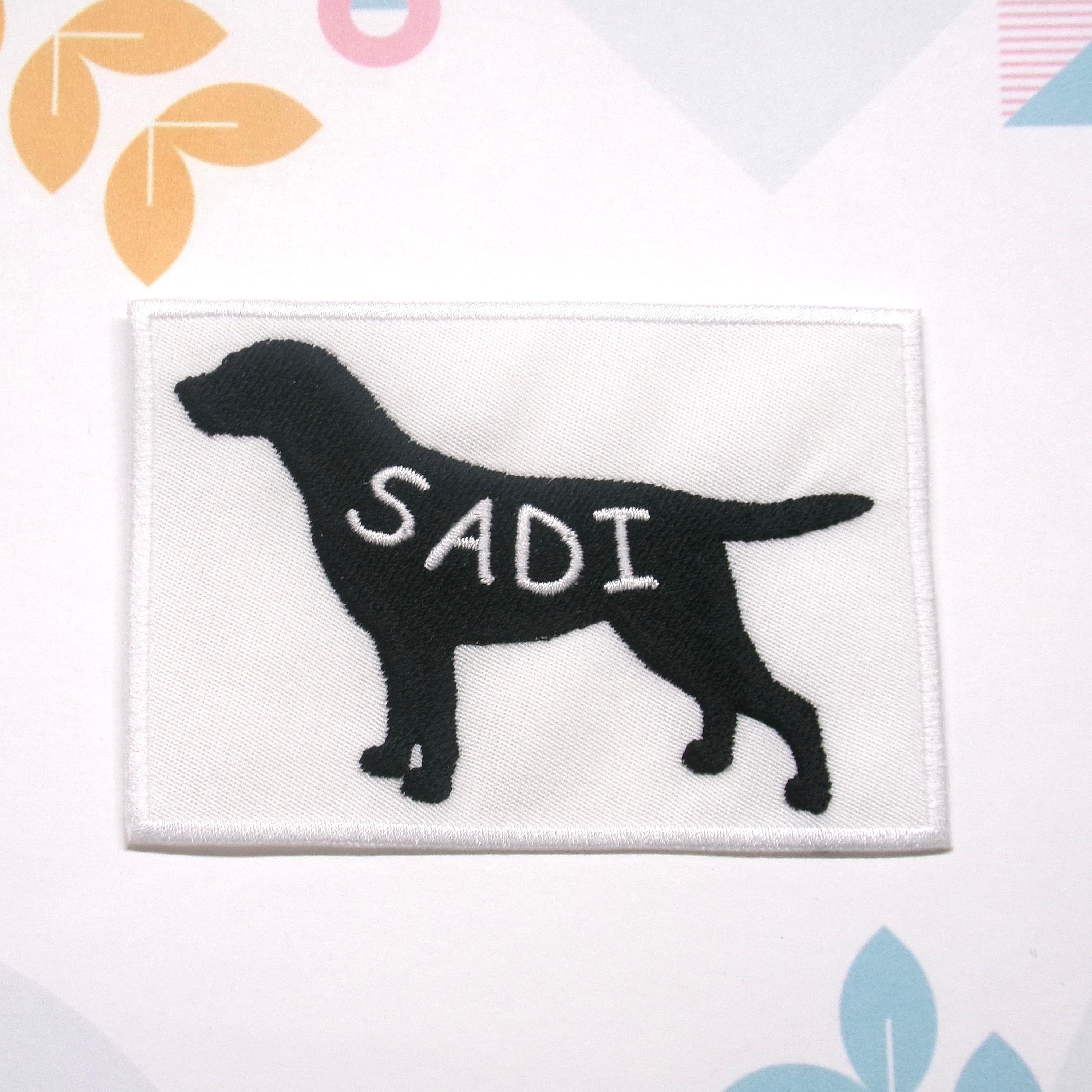 German Shepherd Patch Custom Embroidered Dog Patch With Pet's Name