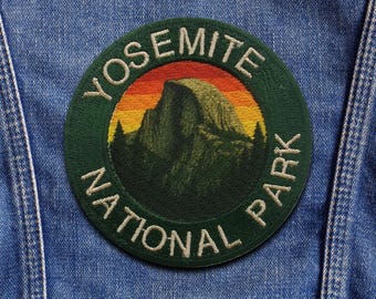 Yosemite Half Dome Patch / Aufnäher zum Aufbügeln / Aufnäher zum Aufnähen / Aufnähen / Aufnähen / Aufnähen / Aufnähen / Aufnähen / Aufnähen / Aufbügeln