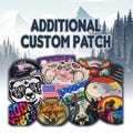 ADDITIONAL Add-on - CUSTOM Embroidered Patch - Personalized Patch Your Design for Logos Gifts Art Projects Bags Hats Backpack Clothing