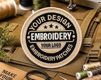 Custom Embroidery Image Patches Personalized Design Your Own Patch, Customized Patch, Custom Logo Patch Applique for Clothes Hats Backpacks