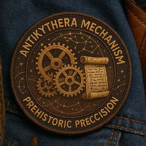 Antikythera Mechanism Patch/UFO Patch/Area-51 Patch/Iron On Patch/Paranormal Patch/XFiles Inspired Patch/Government Secrets Patch/Space Gift