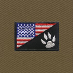 American Flag Patch USA Emblem Embroidered Iron On Applique for Backpacks & Military Gear, Uniform Flag Patch, Shoulder, USA Flag Patch
