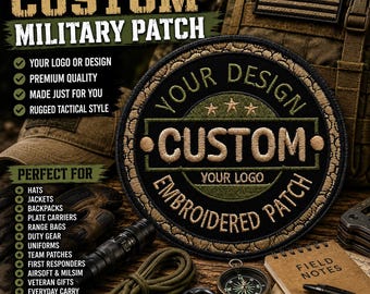 Custom Embroidery Image Patches Personalized Design Your Own Patch, Customized Patch, Custom Logo Patch Applique for Clothes Hats Backpacks