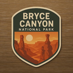 Bryce Canyon Park Decal/Waterproof Vinyl Decal Sticker/UV Resistant Decal/Sticker Decal/Vinyl Nature Decal/Car Window/Truck Bumper/Souvenir