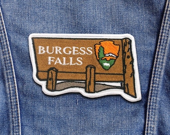 Custom Name Patch &quot;Your National Park Trail&quot; Name Tag Text Embroidered Iron-On Personalized Badge Applique for Clothing & Backpacks, Jackets