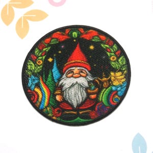 Kabouterpatch Opstrijk-/naaiwerk Appliqué voor rugzak Kleding Vest tas Jas Hoed, decoratieve kous Cadeau, kerstinsigne, kerstman, Noordpool