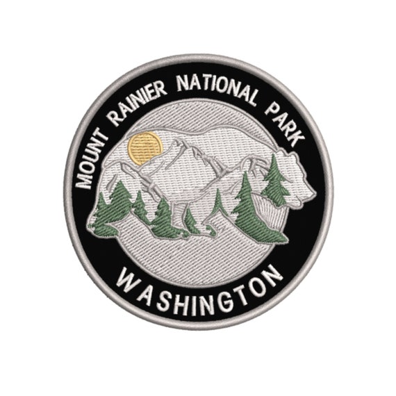 Outdoor Natural Scenery Embroidery Patches Mountaineering Badges National  Forest Park DIY Sewing On Patches for Clothes DIY Deco