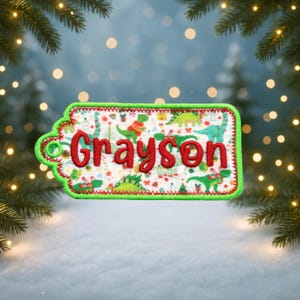 Personalized Name Patch Embroidered, Custom Text Patches Embroidered, Sew On/Iron On Patch Applique for Clothes Backpacks, Custom Name Patch