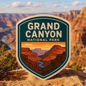 Grand Canyon Park Decal/Waterproof Vinyl Decal Sticker/UV Resistant Decal/Sticker Decal/Vinyl Nature Decal/Car Window/Truck Bumper/Souvenir