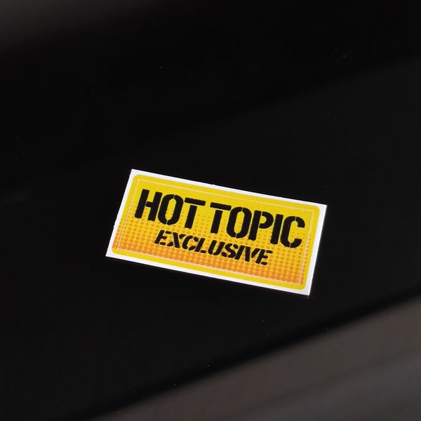 Funko Pop Hot Topic Exclusive replacement sticker