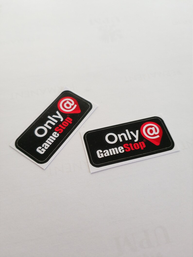 only at gamestop sticker
