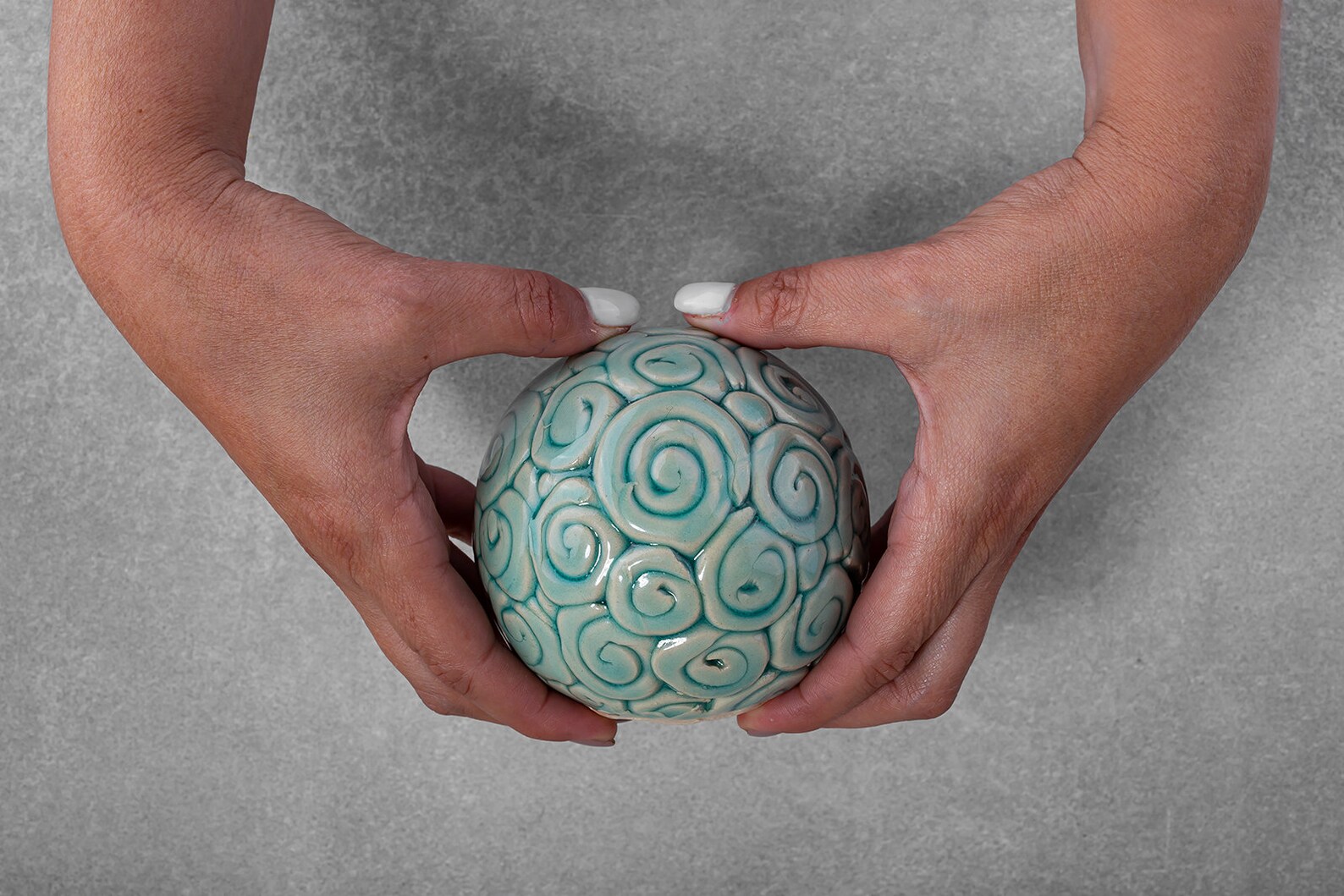 Small Decorative Ceramic Sphere Etsy