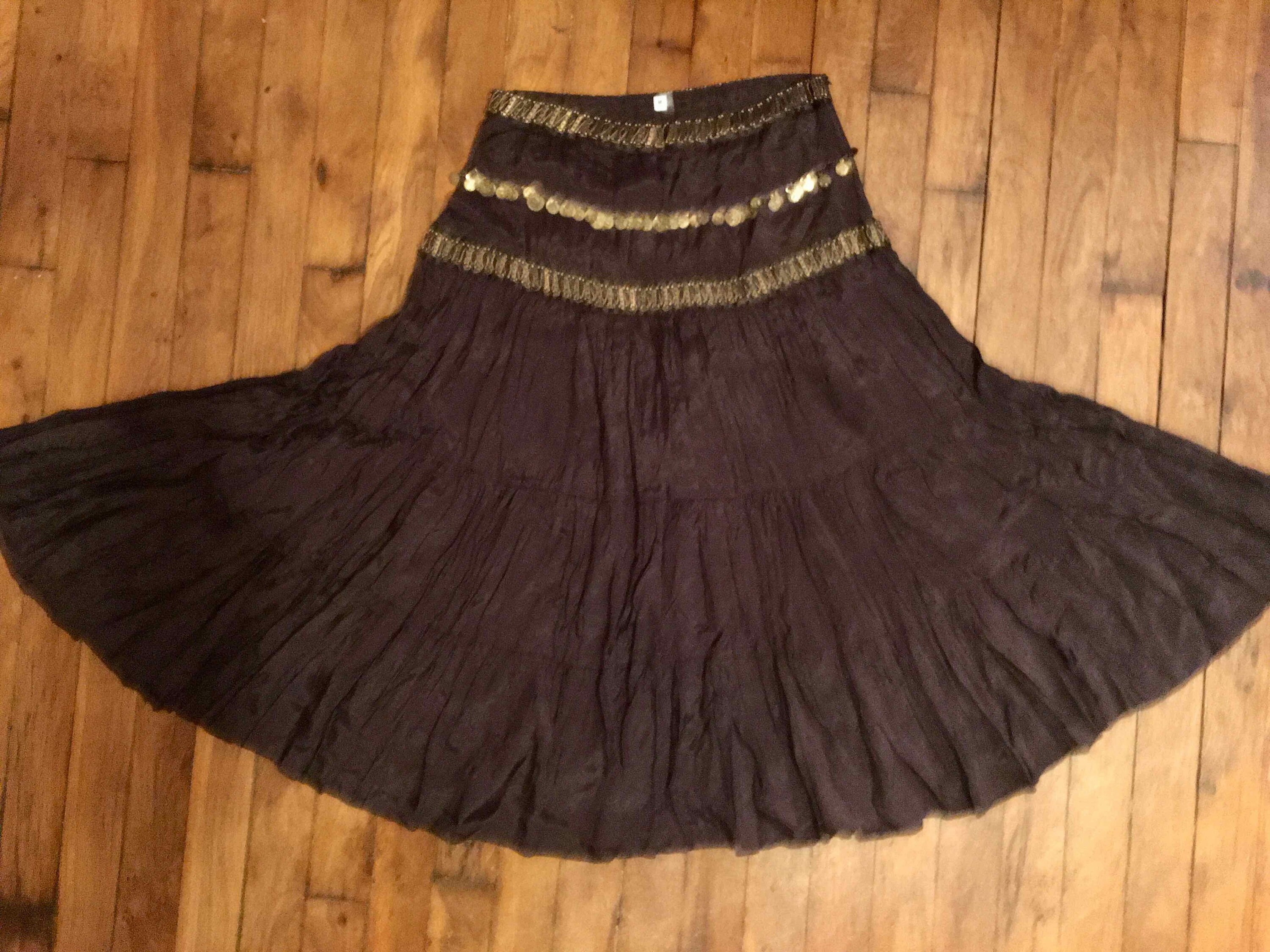 jupe longue polyester