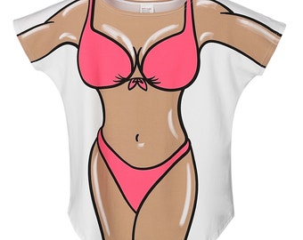 bikini t shirt dress