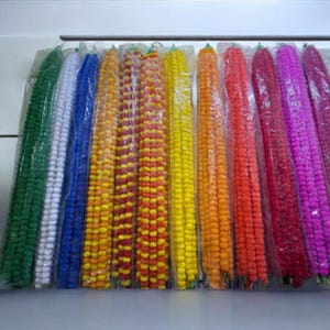 New Marigold Flower Garland  for Indian wedding decoration ,Temple Decoration, Stage ,Diwali Haldi Small Marigold Flower